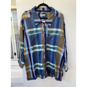 Free People oversize flannel
